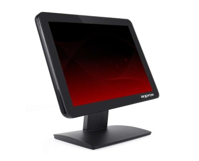 Approx Monitor Tactil Capacitivo 15\" para TPV 1024 x 768 - Respuesta 5ms - Angulo de Vision H 160º V 140º - USB, VGA - Compatible con VESA