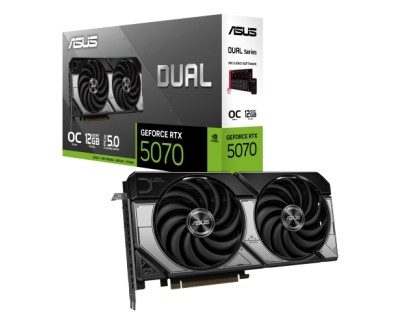 Asus DUAL GeForce RTX 5070-O12G Tarjeta Grafica 12GB GDDR7