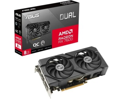 Asus Dual Radeon RX 7600 EVO OC Edition Tarjeta Grafica 8GB GDDR6
