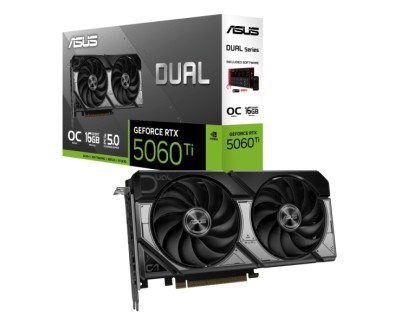 Asus GeForce DUAL-RTX5060-O8G OC Edition Tarjeta Grafica 8GB GDDR7