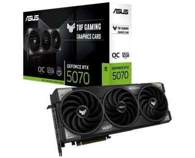 Asus GeForce RTX 5070 TUF Gaming OC Tarjeta Grafica 12GB GDDR7 Reflex 2 RTX AI DLSS4