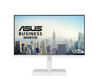 Asus Monitor 23.8\" IPS LED FullHD 1080p 75Hz - Respuesta 5ms - Ajustable en Altura y Giratorio - Angulo de Vision 178° - 16:9 - Altavoces - HDMI, DPort - VESA 100x100mm - Color Blanco