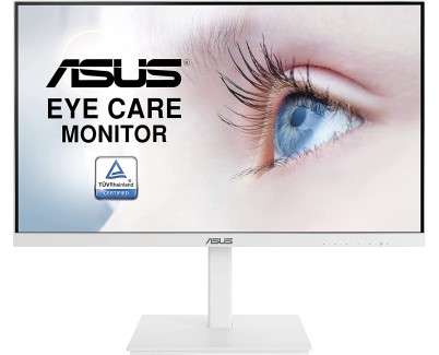 Asus Monitor 27\" LED IPS FullHD 1080p 75Hz FreeSync - Respuesta 5ms - Altavoces Incorporados - Ajustable en Altura, Giratorio e Inclinable - Angulo de Vision 178° - 16:9 - USB-A, HDMI, VGA, DisplayPort - VESA 100x100mm