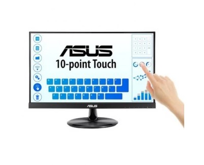 Asus Monitor Tactil 21.5\" LED IPS FulHD 1080p - Capacidad Tactil 10 Puntos - Respuesta 5ms - Altavoces Incorporados - Angulo de Vision 178º - 16:9 - USB, HDMI, VGA - VESA 100x100mm