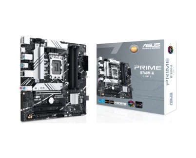 Asus Prime B760M-A CSM Placa Base Intel LGA1700 4x DDR5 - HDMI, M.2, PCIe4.0, 4x Sata III, USB 3.2, MicroATX