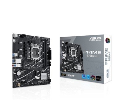 Asus PRIME B760M-F  2xDDR5 M.2, PCIe 4.0, Sata III, HDMI, MicroATX