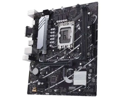 Asus Prime B760M-K D4 Placa Base Intel 1700 2x DDR4 - HDMI, VGA, M.2, PCIe 4.0, 4x Sata III, USB 3.2, Aura Sync, MicroATX