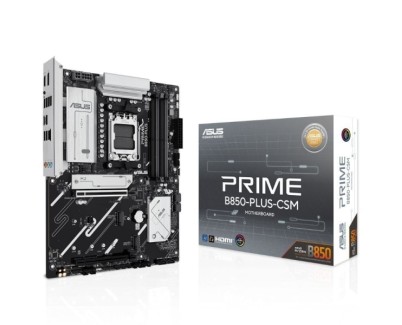 Asus Prime B850-Plus-CSM Placa Base AM5 - 4x DDR5, 3x M2, 4x Sata III, PCIe  4.0, 5.0 USB 2.0, 3.2, USB-C, RJ-45, HDMI, DisplayPort, ATX