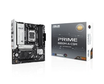 Asus Prime B850M-A-CSM Placa Base AM5 - 4x DDR5, 3x M2, 4x Sata III, PCIe 3.0, 4.0, USB 2.0, 3.2, USB-C, RJ-45, HDMI, DisplayPort, MicroATX