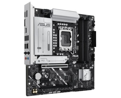 Asus Prime B860M-A WIFI Placa Base LGA 1851 - WiFi, Bluetooth, 4x DDR5, 2x M2, 4x SATA III, PCIe 4.0, 5.0, USB 2.0, 3.2, RJ-45, HDMI, DisplayPort - Factor de Forma MicroATX