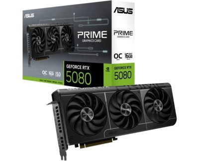 Asus Prime GeForce RTX 5080 O16G EVO Tarjeta Grafica 16GB GDDR7 Reflex 2 AI NVIDIA DLSS4