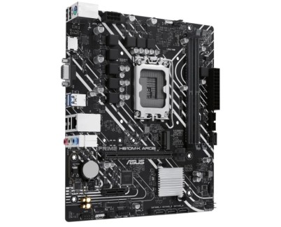 Asus Prime H610M-K ARGB Placa Base Intel1700 2x DDR5 - HDMI, VGA, M.2, PCIe4.0, 4x Sata III, RJ-45, USB 3.2, MicroATX