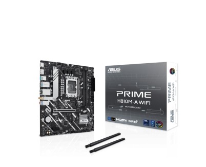 Asus Prime H810M-A Placa Base WIFI 2x DDR5, M.2, PCIe 4.0, Sata III, MicroATX