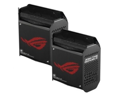 Asus ROG Rapture GT6 Pack 2 Unidades Router WiFi Mesh AX10000 Tri-Banda MU-MIMO - Color Negro