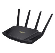 Asus RT-AX58U Router AX 3000 WiFi 6 Dual Band - Velocidad Combinada de unos 3000Mbps - 4 Puertos RJ45 LAN, 1 Puerto RJ45 WAN - 4 Antenas Externas