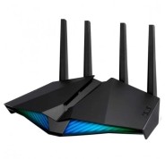 Asus RT-AX82U V2 Router Gaming AX5400 WiFi 6 Dual Band - Velocidad hasta 5400Mbps - 4 Puertos RJ45 LAN, 1 Puerto RJ45 WAN, 1 Puerto USB 3.2 - Iluminacion RGB - 4 Antenas Externas