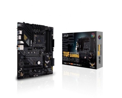 Asus TUF Gaming B550-Plus Placa Base AMD - HDMI, DisplayPort, PCIe 4.0, M2, Sata III, USB 2.0, 3.2, USB-C, RJ-45