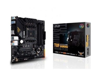 Asus TUF Gaming B550M-Plus Placa Base AMD - HDMI, DisplayPort, PCIe 4.0, M2, Sata III, USB 2.0, 3.2, USB-C, RJ-45