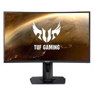 Asus TUF Gaming Monitor Curvo 27\" LED FullHD 165Hz FreeSync Premium - Respuesta 1ms - Altavoces Incorporados - Ajustable en Altura, Giratorio e Inclinable - Angulo de Vision 178º - 16:9 - DVI, HDMI, DisplayPort - VESA 100x100mm