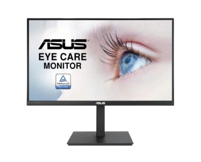 Asus VA27AQ Monitor 27\" IPS QHD 75Hz HDR10 - Respuesta 1ms - Altavoces 4W - Ajustable en Altura, Giratorio e Inclinable - HDMI, VGA, DisplayPort - VESA 100x100mm