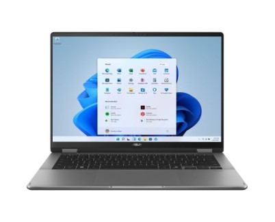 Asus Vivobook Flip Portatil 14\" Tactil Intel Core Ultra 7 258V - 32GB - 1TB SSD - Windows 11 Home - Color Gris - Teclado QWERTY (ES)