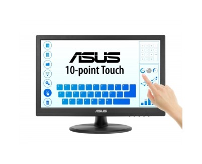 Asus VT169HE Monitor Tactil 15.6\" LED IPS FullHD 60Hz - Capacidad Tactil 10 Puntos - Respuesta 5ms - 16:9 - HDMI, VGA - VESA 75x75mm