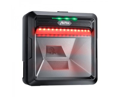 AVPos AVP-BP760-2D Lector de Codigos de Sobremesa - Escaneo Automatico- Lectura de Codigos 1D, 2D y QR - USB - Color Negro