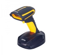 AVPos AVP-BT31-2D Lector de Codigos BT31 Rugerizado - Escanea 1D, 2D - WF 2.4G y Bt - 2000Mah - 20/50m Distancia - Color Negro/Amarillo