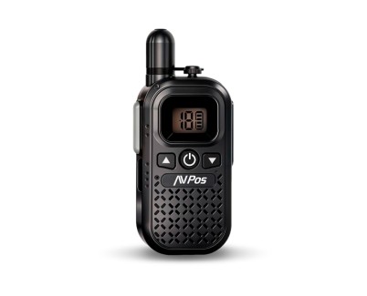 AVPos AVP-COMM-X25 Walkie Talkie - 16 Canales - 446 MHz - USB-C - Autonomia hasta 18h - Color Negro