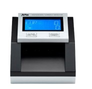 AVPos AVP-DT35G Contador de Billetes - Cuenta Cantidad de Billetes y Valor Total - Libras y Euros - Alta Velocidad de Conteo - Color Negro