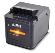 AVPos AVP-K46W Impresora Termica Tickets de Cocina K46W - Avisador Luz y Acustico - Cubierta Resistente Agua, Aceite y Polvo - USB, Serie, Wifi y LAN - Color Negro