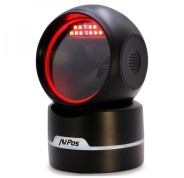 AVPos AVP-M680-2D Lector de Codigos de Sobremesa - Escaneo Automatico - Lectura de Codigos 1D, 2D y QR - USB y Serie - Color Negro