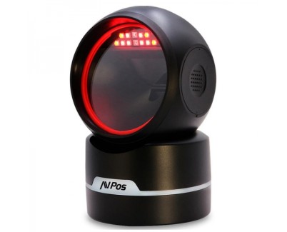 AVPos AVP-M680-2D Lector de Codigos de Sobremesa - Escaneo Automatico - Lectura de Codigos 1D, 2D y QR - USB y Serie - Color Negro
