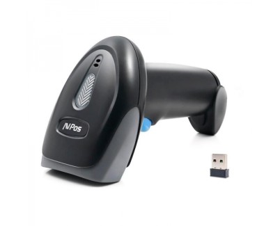 AVPos AVP-WI93-2D Lector de Codigos - Escaneo Gatillo, Automatico y Continuo - Codigos 1D, 2D y QR - Wireless 80m de Distancia - Color Negro