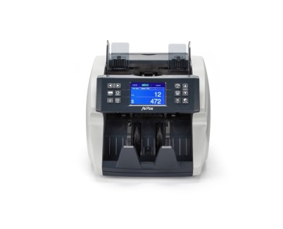 AVPos Contador/Detector de Billetes AVP-DTC180 - Cuenta Cantidad de Billetes, Valor Subtotal y Valor Total - 1200 Billetes min - Color Negro