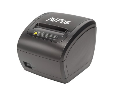AVPos TC90W Impresora Termica Tickets - Velocidad 300mm/s - Autocorte Parcial - USB, WIFI y LAN - Color Negro
