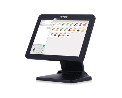 AVPos TPV K5000 Flex Aluminio 15 Tactil - I5 - 8gb Memoria - SSD 128gb - VGA, HDMI, Serie - WIFI, LAN - Color Negro
