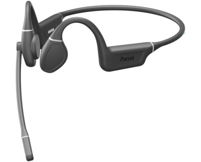 Axtel Aura Pro Auricular Condccion Osea con Microfono Bluetooth - 6 Horas de Autonomia en Conversacion - Cancelacion de Ruido - Estructra de Titanio