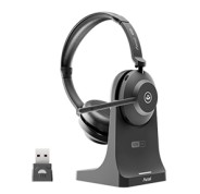 Axtel ONE BT Auriculares con Mirofono Inalambricos - Hasta 40 Horas de Autonomia - Cancelacion de Ruido - Bluetooth - Incluye Base de Carga