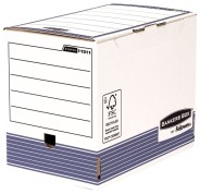 Bankers Box Caja de Archivos Tamaño A4 Fastfold - Montaje Automatico - Certificacion FSC - Dimensiones Internas 26x20x31.50cm - Dimensiones Externas 26.50x20.60x32.70cm - Lomo de 200mm