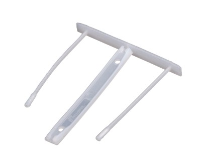 Bankers Box Pack de 100 Fastener de Plastico de 85mm - 2 Piezas de Polipropileno Reciclado Semirigido - Facilitador en el Traspaso de Papeles - Capacidad de Hasta 600 Hojas