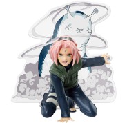 Banpresto Naruto Shippuden Panel Spectable Sakura Haruno - Figura de Coleccion - Altura 9cm aprox. - Fabricada en PVC y ABS