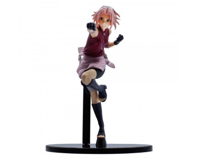 Banpresto Naruto Shippuden Vibration Stars Haruno Sakura - Figura de Coleccion - Altura 16cm aprox. - Fabricada en PVC y ABS