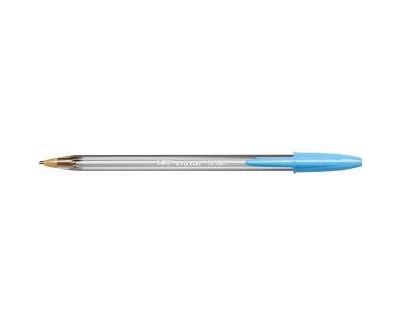 Bic Cristal Fun Boligrafo de Bola - Punta Gruesa de 1.6mm - Tinta con Base de Aceite - Color Azul Turquesa