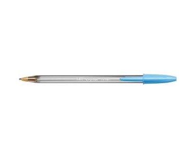 BOLI BIC CRISTAL TRANSLUCIDO PUNTA FINA AZUL