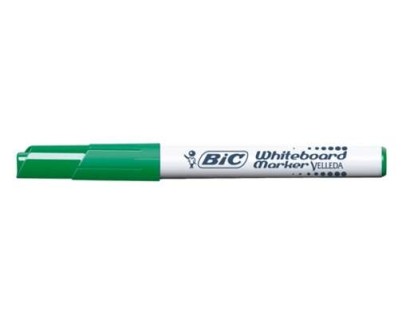 Bic Velleda 1741 Marcador para Pizarra - Punta de 4.5 mm - Trazo 1.4mm - Tinta con Base de Acetona - Borrado Optimo - Larga Duracion - Color Verde