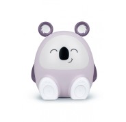 Bigben Kids Altavoz Bluetooth y Luz Nocturna - Potencia de 15W - Luz Regulable - Control Tactil - Portatil y Recargable - Color Morado