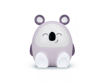 Bigben Kids Altavoz Bluetooth y Luz Nocturna - Potencia de 15W - Luz Regulable - Control Tactil - Portatil y Recargable - Color Morado