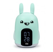 Bigben Kids Despertador Luz Nocturna Tactil - Alarma con 3 Sonidos - Intensidad de Luz Ajustable - Visualización de Hora - Color Azul
