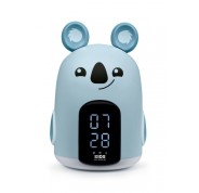 Bigben Kids Despertador Luz Nocturna Tactil - Alarma y Luz - 3 Sonidos de Alarma - Intensidad de Luz Ajustable - Pantalla con Hora - Color Azul